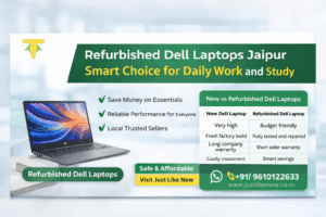Refurbished Dell Laptops Jaipur: Smart Choice For Daily Work And Study